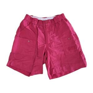 AFTCO Men's Shorts Size 30 Red The Original Fishing Short Nylon Performance